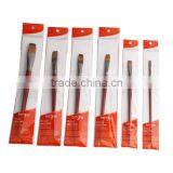 BGN-3226 Bergino Professional Flat Shape Nylon Synthetic Artist Brush in Stock thumbnail-4