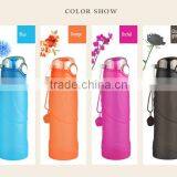 Silicone Folding Bottle Use for Go Outdoors Travel, Running, go Hiking thumbnail-3