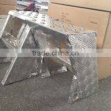 2 Step Platform Stage LADDER Aluminum Grate Stairs Truck Trailer Semi Stairway thumbnail-1