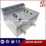 GRT - E36V Hot Sale Double Basket Electric Deep Fryer