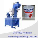 18L Semi-automatic Flanging & Curling Paint Can Machine