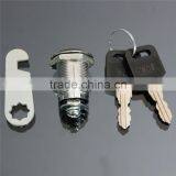 Silver Tone 25mm Stainless Steel Gift CAM Lock With 2 Keys for Cabinet Mailbo Drawer Cupboard Locker YG thumbnail-1