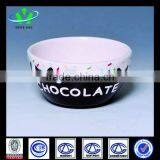 Black And White Handpainted Ceramic Chocolate Bowl thumbnail-1