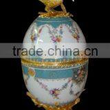 Royal Design Gilt Bronze Mounted Soup Container With Serving Tray, Hand Painted Bone China Dinnerware, Home Decorative Soup Pot thumbnail-6