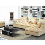 Genuine Leather Sofa and Chaise Longue B400025 Three Seat and Chaise Lonque and Small Seat thumbnail-1