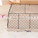 Handmade Wire Kitchen Storage Basket Wire Basket With Liner thumbnail-3