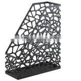 Metal Nest File Stand Magazine Holder Black thumbnail-2