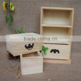 Antique Small Wooden Cabinet With Many Drawers thumbnail-6