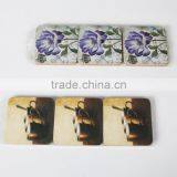 Duty Free Shop Hot Selling Cork Coasters Set thumbnail-2