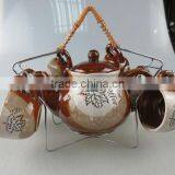 Color-glazed Coffee Set thumbnail-1