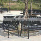 Arlau Galvanized Steel Park Round Tree Bench thumbnail-6