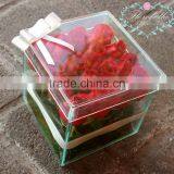 Special Custom Square Flower Paper Box With Preserve Floral Foam Flower Gift Box thumbnail-1