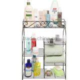 5 Tier Free Standing Storage Rack Kitchen Bathroom Organizer Shelf thumbnail-3
