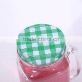 16OZ Clear Glass Mason Jar With Tin Lid Wholesale thumbnail-3