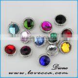 DIY Custom Snap Charm Wholesale Crystal Snap Button Jewelry thumbnail-4