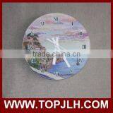 DIY Fancy Design Glass Digital Sublimation Wall Clock for Sale thumbnail-4