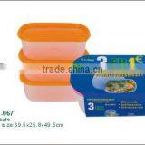 6pcs Rectangular Storage Box Set,plastic Rectangular Box, Food Container With Lid thumbnail-2