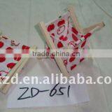 CLOTH RACK/HOLDER FABRIC WITH WOOD MAGAZINE HOLDER thumbnail-1