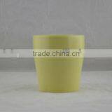 Yellow Ceramic Flower Pot thumbnail-1