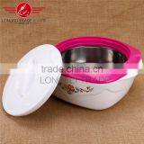 Household 3pcs Plastic Casing /stainless Steel Heat Preservation Lunch Box/ Food Warmer thumbnail-4