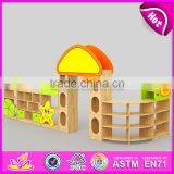 Customized Kindergarten Storage Furniture Wooden Children Toy Shelves W08C199 thumbnail-5