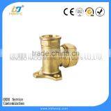 Brass Wall Plate Elbow Compression Fitting thumbnail-1
