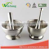 WCJ524 Premium Food Safety Stainless Steel Kitchen Tools MORTAR PESTLE SET thumbnail-4