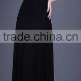 New Summer Formal Evening Elegant Sexy Long Slim Women Black Halter Dress thumbnail-2