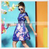 High End Colourful Design Digital Printed Fabric for Woman Dress thumbnail-1