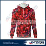 Gym active customized cotton fleece hoodies rugby hockey hooded sweatshirts athletic sublimation team sweaters suits