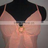 Younger Ladies Fashionable High Quality Latest Design Cotton Tops thumbnail-2