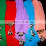 Indian Pendant Scarves,Jewel Scarves, Export Quality Scarves thumbnail-4