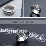 Fancy Chinese Dragon Design Cool Punk Style Brass / 925 Sterling Silver Men's Ring thumbnail-6