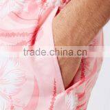 MGOO High Quality Custom Above Knee Custom Print Low MOQ Beachshorts Your Own Logos And Tags 100% Polyester Mens Shorts thumbnail-6