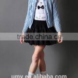 Cotton Handmade Round Neck Sweater Design for Girl thumbnail-3