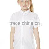 China School Uniform Design 100% Cotton Factory Blue Polo Shirts thumbnail-3
