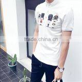 Hot Sale High Quality Custom 100% Cotton New Design Printed Polo Shirt for Men thumbnail-1