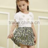 Casual design short sleeve girls summer dress