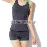 Green Summer Women Yoga Coordinates Wear Modal Sexy Sportswear thumbnail-1