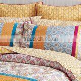 Elegant Pink, Yellow, Green and Blue Coloue Quilt Cover thumbnail-3