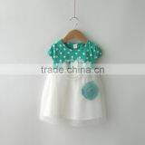 Girl Polkat Tulle Dress Kids Long Tutu Dress thumbnail-2