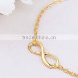 Fashion Jewelry Infinity Symbol Connector Link Cable Chain New Design Fancy Anklet thumbnail-2