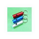 Printed Logo Mini Keychain Light / Novelty White LED Flashlight for Promotional Gifts