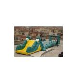 1500D Water Proof Inflatable Water Park / Double Stitching Throughout the Unit