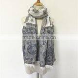180*70cm High Quality Cheap Viscose Women Pashmina Gradient Shawl Scarf thumbnail-2