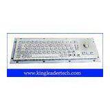 PS2 Inter Small Dimension Stainless Steel Industrial Kiosk Keyboard With Optical Trackball thumbnail-1