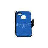 Blue Otterbox Defender Case Unique Shockproof For Iphone 4 / 4S