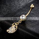 Bananabell Dangle Belly Button Ring Flashing Body Piercing Jewelry thumbnail-2