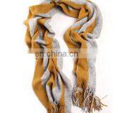 2015 China Design Beautiful Fashion Knitted Stirped Warp Knitted Scarf Brushed thumbnail-4