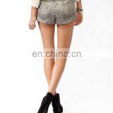 Jacquard Satin Trim Shorts CSS0028 thumbnail-2